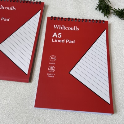 Whitcoulls外贸上翻横线本简约笔记本记事拍纸本内页带可撕线本子