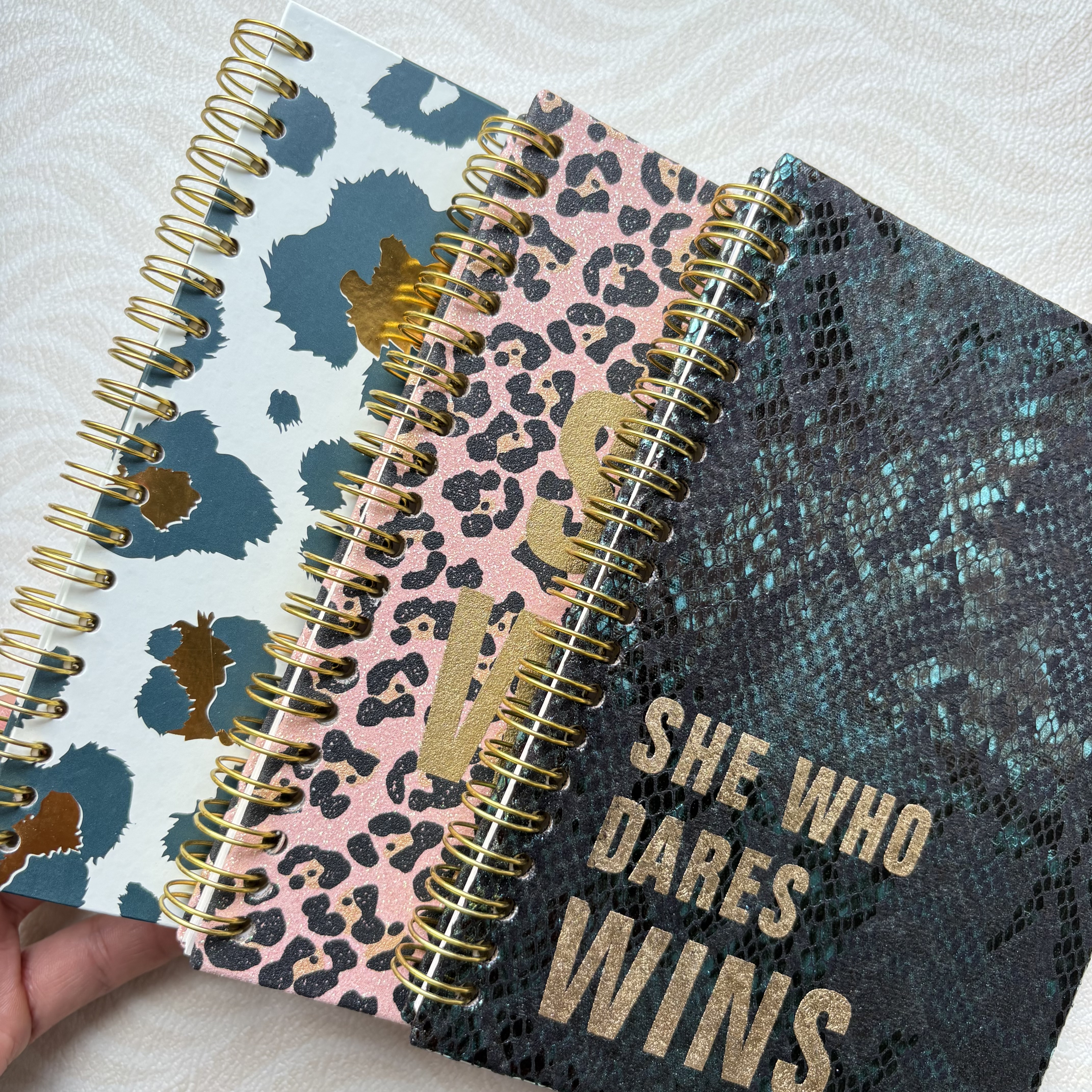 笔记本子b6复古记事本线圈学生豹纹精致横线工作办公用日记本子