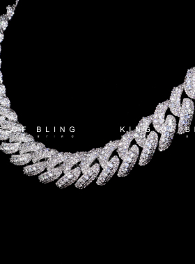 KINGOFBLING铜合金锆石古巴通用