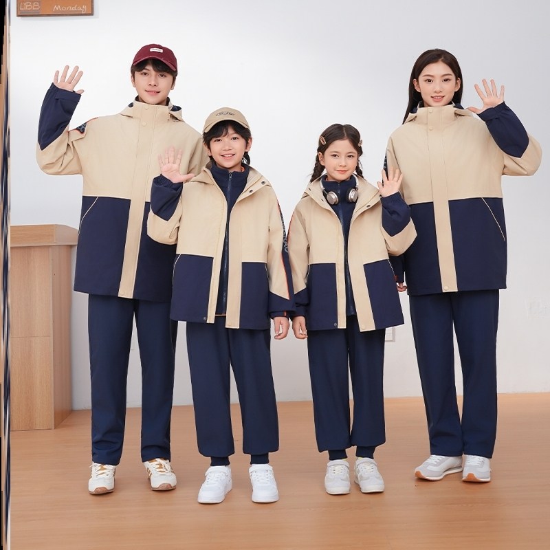 江西省上饶市余干县校服套装初中生运动会秋冬装高中学生班服潮