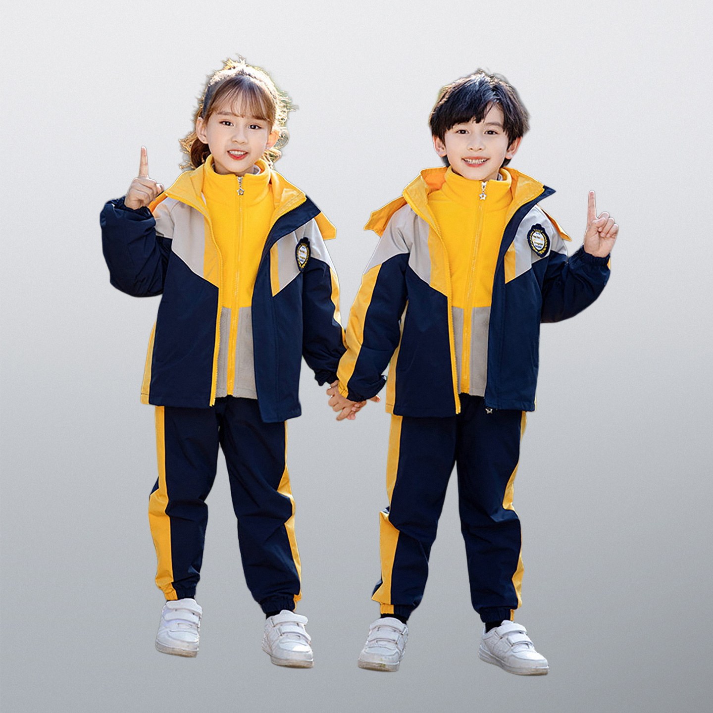 点这里!学生秋冬冲锋衣校服班服