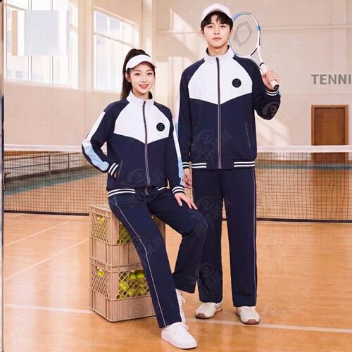 辽宁省沈阳市铁西区中学生春秋季校服第一款儿童高中生运动班服