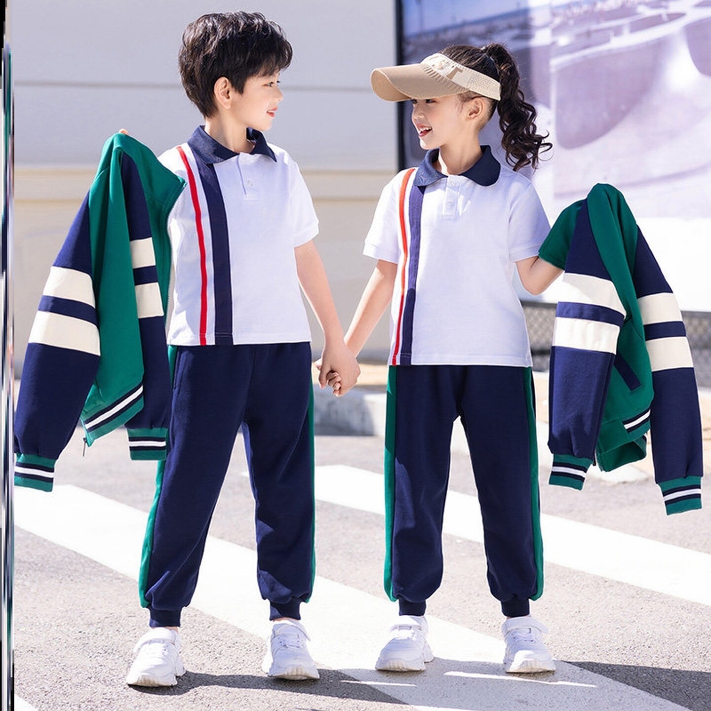 小学生班服棒球服女童两件套男女三四年级儿童校服幼儿园休闲园服