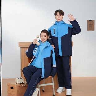 江西省南昌市东湖区高中校服班服幼儿园服秋冬装运动服套装两件套