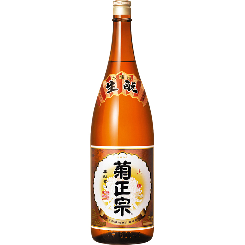 菊正宗 上选本酿造 1.8L 淡丽辛口 生酛 滩区米酒 进口日本清酒