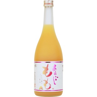 桃酒 日本原装 720ml 女士甜酒 梅乃宿果肉桃酒 进口日本利口酒