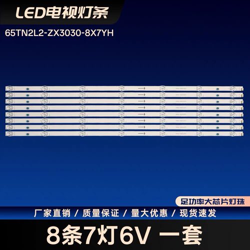 适用TCL 65S11H灯条65TN2L2-ZX3030-8X7YH-20230916丝印背光灯LED