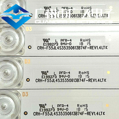 一套原装三星UA55MUF30ZJXXZ灯条CRH-F55JL4S35350613A/B74F