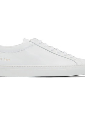 现货Common Projects Achilles 白色皮面低帮休闲鞋 男女款 8折