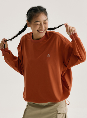 BuPaiDui 索罗娜速干长袖T恤男女款春秋休闲宽松打底户外运动上衣