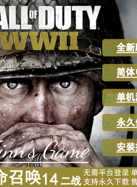 使命召唤二战14单机剧情模式pc电脑游戏安装包