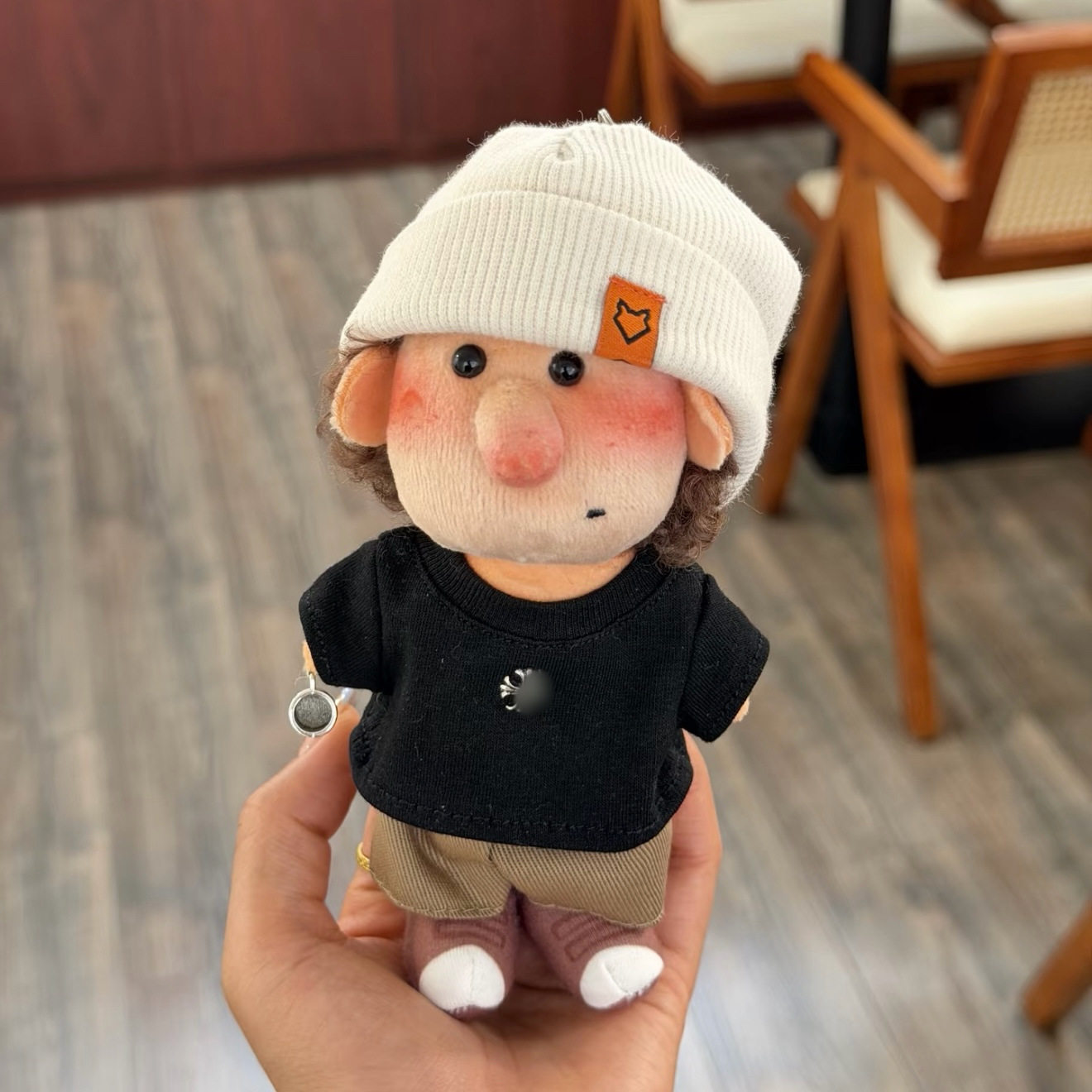 正版小卷毛家族雀斑男孩书包挂件