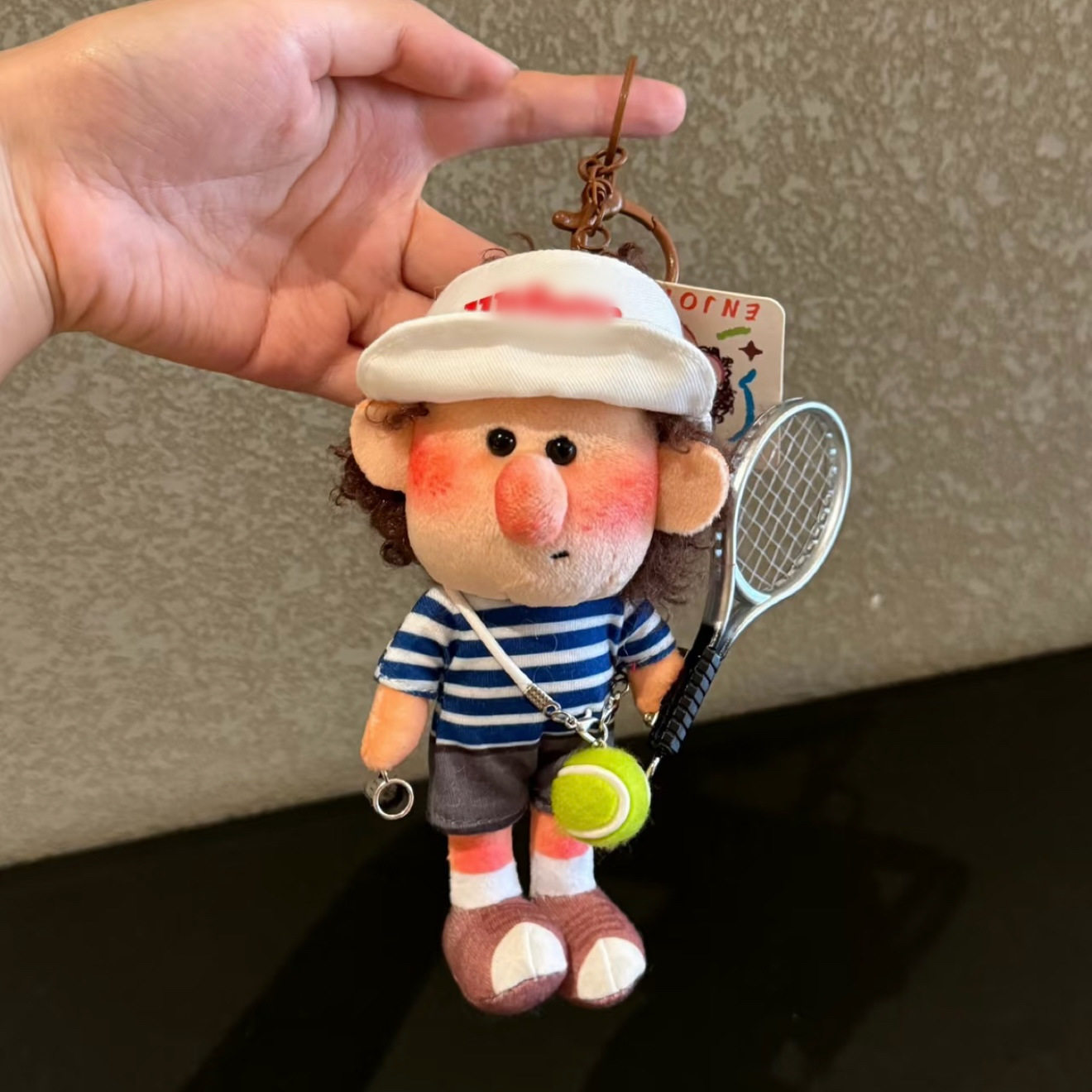 正版丑萌雀斑卷毛家族小挂件书包