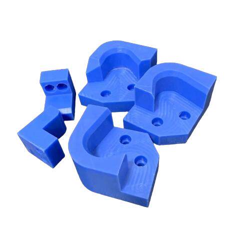 蓝色尼龙POM乙缩板雕刻车床加工