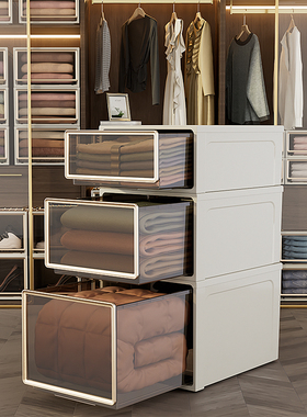 Storage cabinet Drawer type household clothing storage box