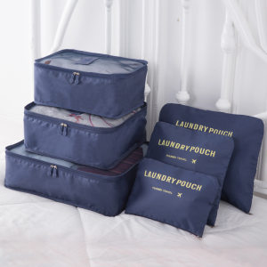 Multi-function travel storage six-piece suitcase clothes bag