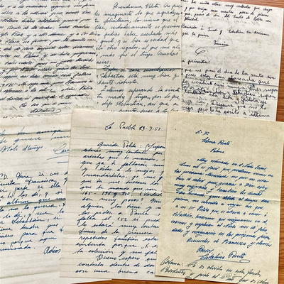 Junk Journal复古法语信笺档案文献水纹纸素材手帐摆拍特种背景纸