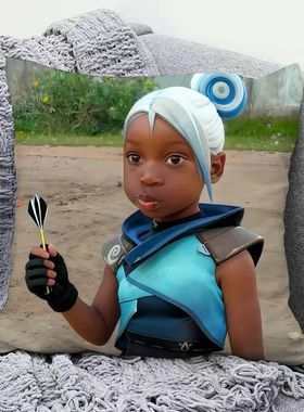 趣味搞怪十二少无畏契约抱枕宿舍卧室床头装饰靠枕学生午睡枕头