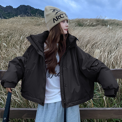 LANZISHEN冲锋衣羽绒服女冬