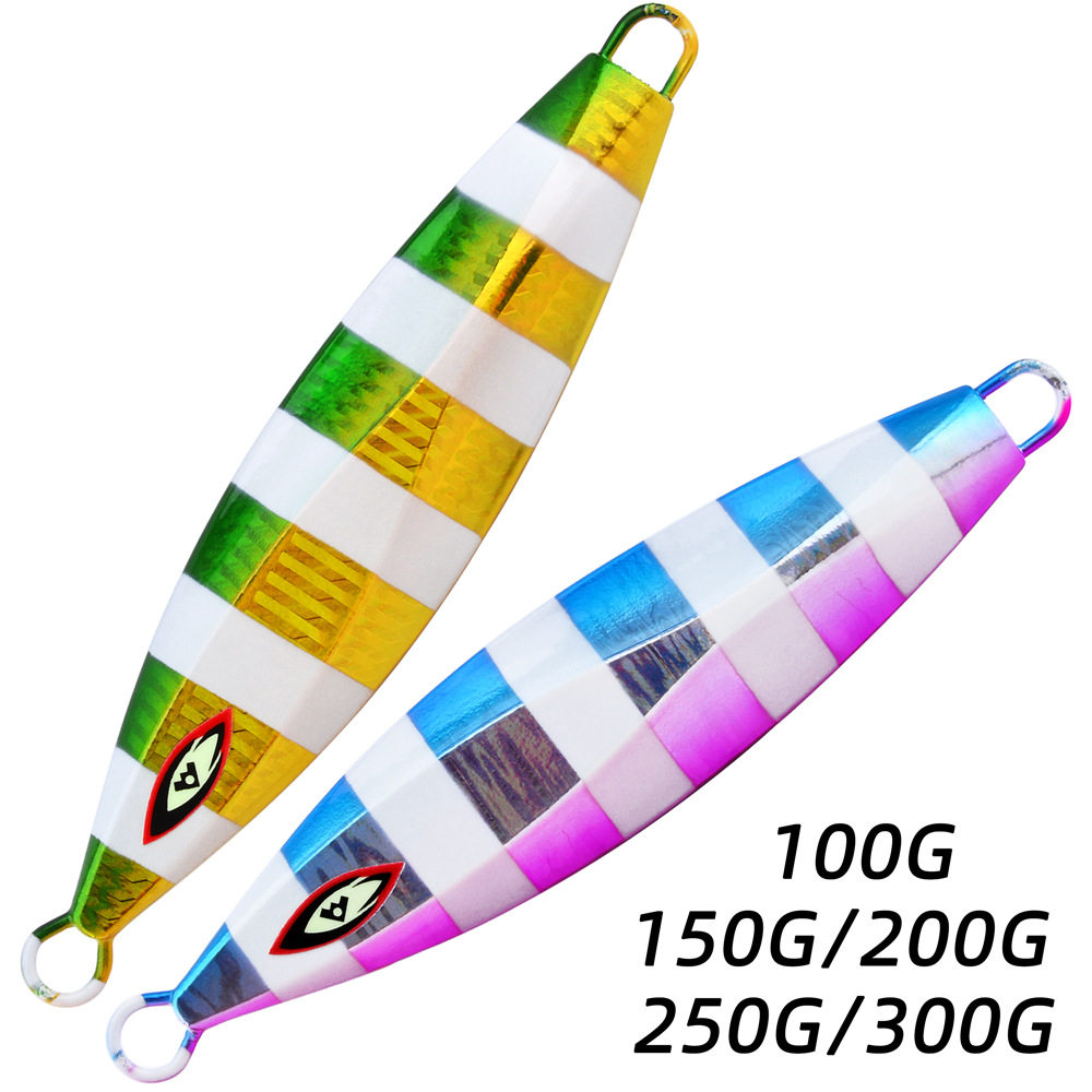 新款船钓慢摇铁板200g250g300g深海钓缓沉夜光铁板饵章红石斑假饵,户外/登山/野营/旅行用品,路亚饵,淘宝优惠券,粉丝福利购,淘宝优惠卷