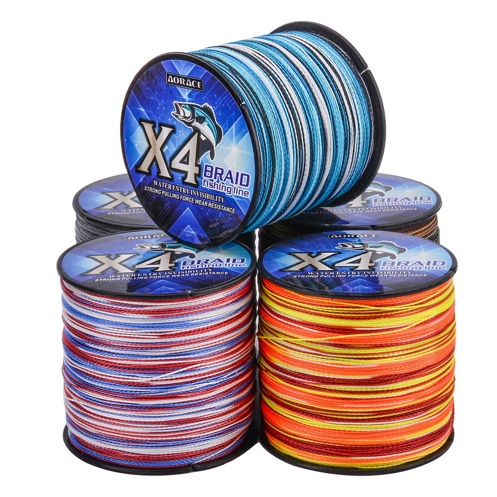 混色钓鱼线主线4编pe线路亚顺滑远投大力马防咬钓鱼编织鱼