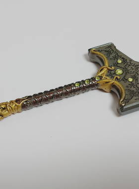 战神5雷神锤金属摆件模型