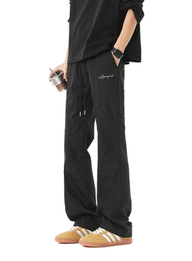 NOTTOMAD 美式复古斜切弯刀休闲裤新款潮牌宽松百搭裤子