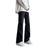 美式 弯刀微喇叭复古牛仔裤