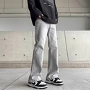 美式 微喇复古牛仔裤