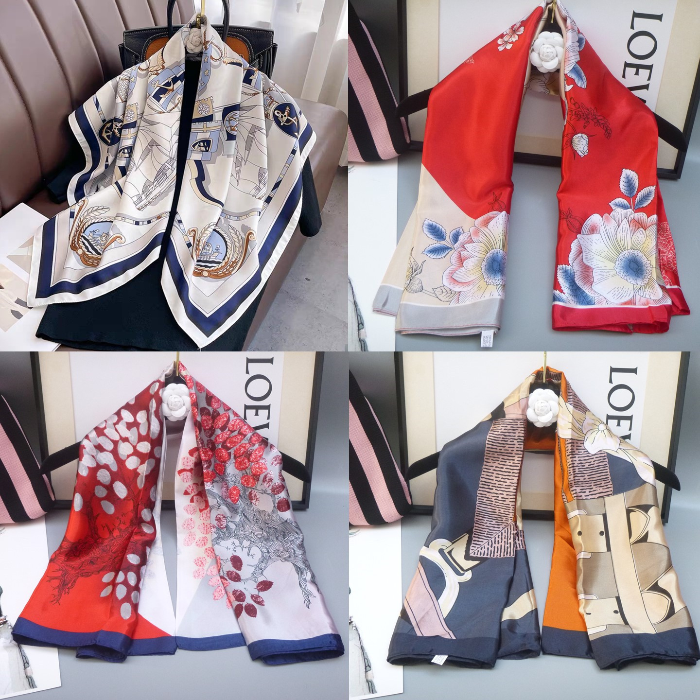 批发90cm大方巾女丝巾薄围巾披肩