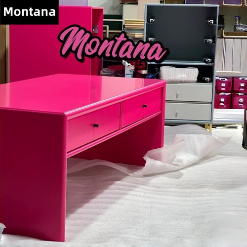 Montana 丹麦多巴胺茶几客厅中古家用彩色榻榻米桌子抽屉茶几定制