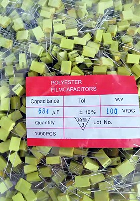 校正电容100V684J 0.68UF 100V680NF环保正品厂家高质量直销