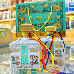 乌兰骑士内蒙草原特产48度马奶酒500ML*2礼盒装正宗马奶酒