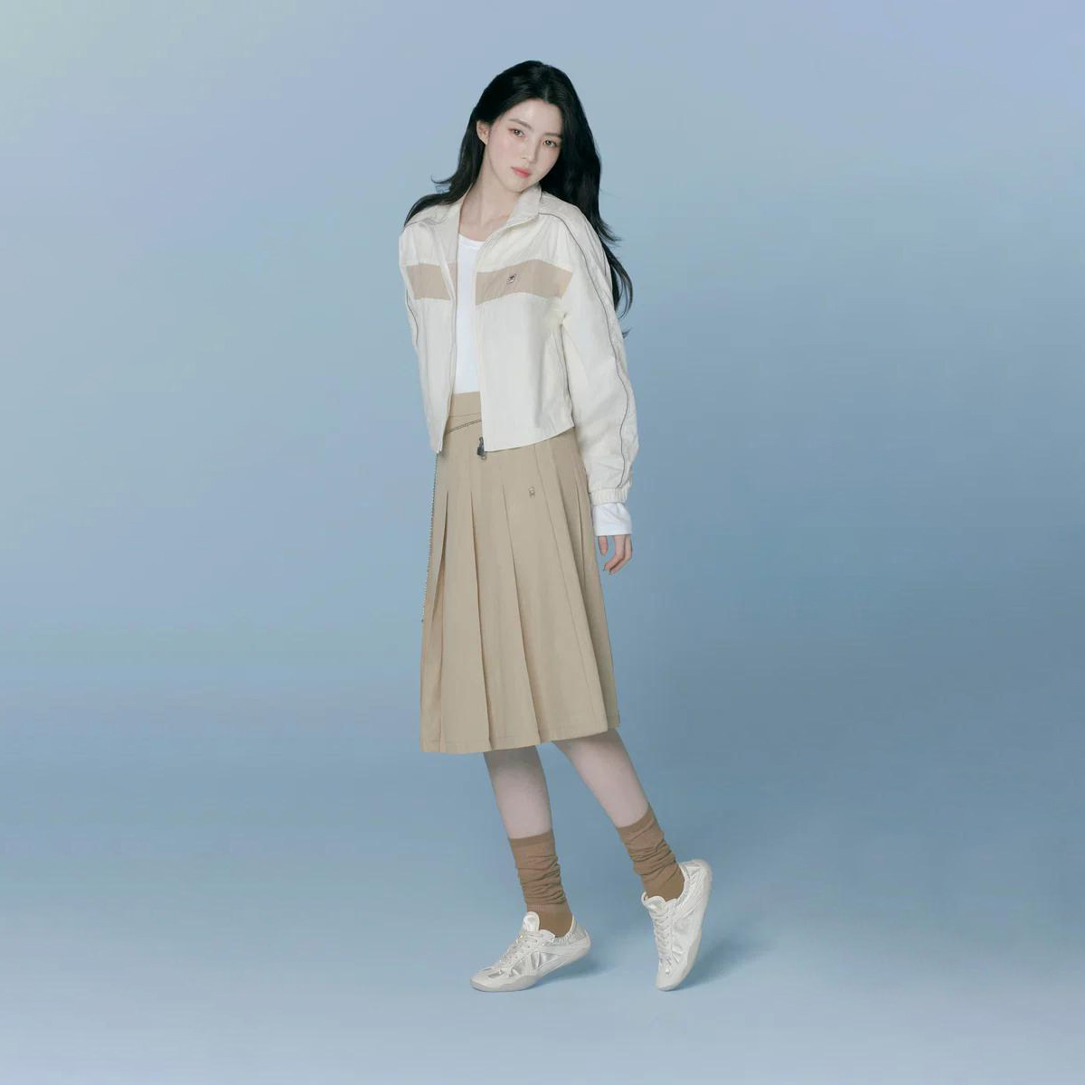 时尚韩版休闲百搭夏季款jk风纯色
