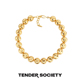 Tender Society Tensi系列凹陷半球项链锁骨链极简设计小众原创设