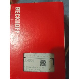 倍福模块EL4004 议价