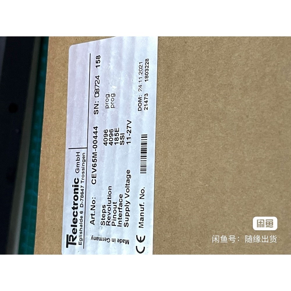 德国蒂尔编码器CEV65M-00444原装… 议价