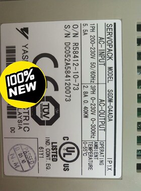 #电子元器件 SGDM-04ADA安川伺服驱动器现 议价