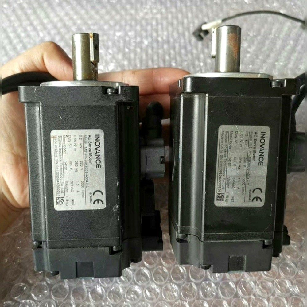 汇川200W带刹车电机MS1H1-20B30CB-A334Z 议价