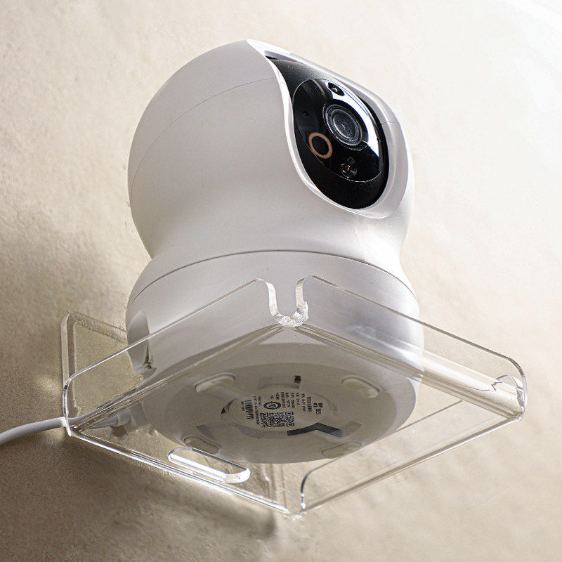 墙上置物架家用摄像头路由器放置架免打孔放监控的托架子挂墙支架