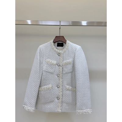 小香风外套重工工艺90鸭绒羽绒服——8860