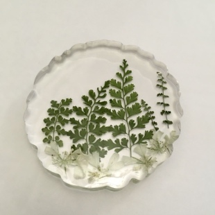 【滴胶杯垫】真花水晶树脂材料包手工制作节日礼品