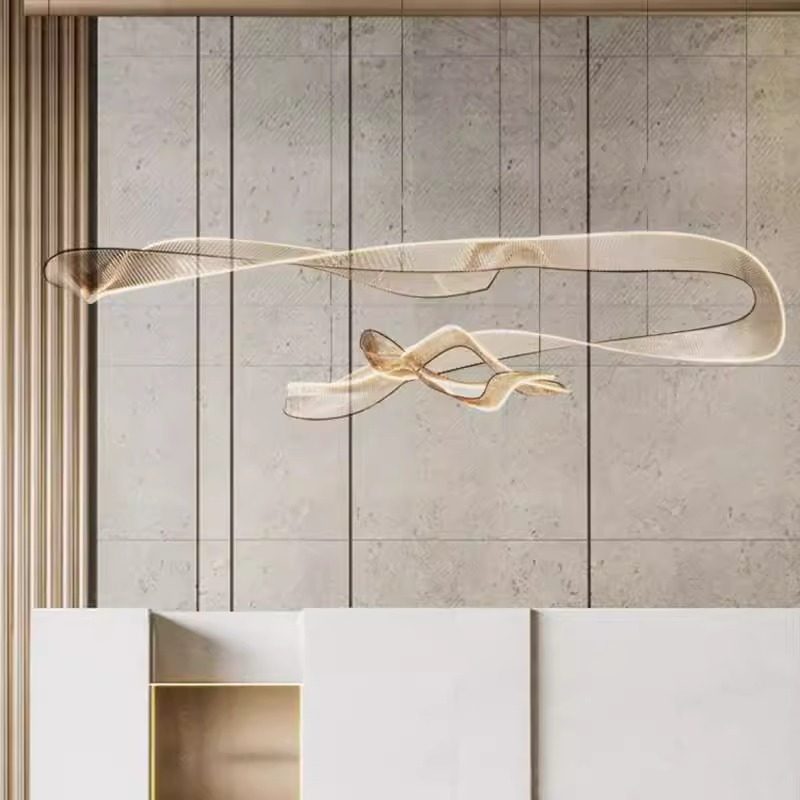 装饰造型异形艺术飘带吊灯创意餐厅酒店宴会厅灯具样板房吧台前台,家装灯饰光源,酒店/宴会厅/餐饮吊灯,淘宝优惠券,粉丝福利购,淘宝优惠卷