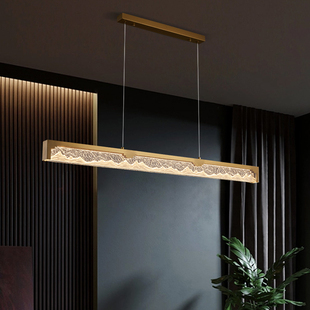 长条led吊灯简约梳妆台衣帽间餐厅工作室舞蹈室化妆间美容院吧台