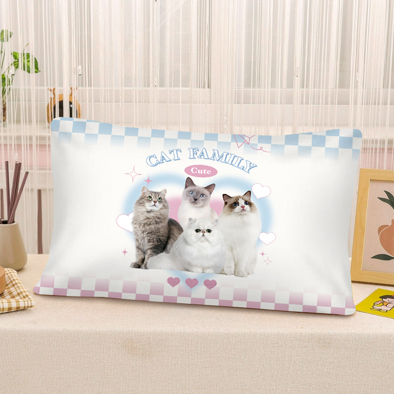 卡通海洋猫咪纯棉四件套