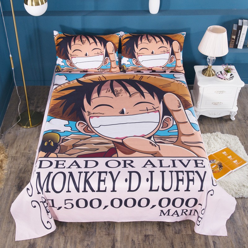 富莺DIY来图定制海贼王春季床单