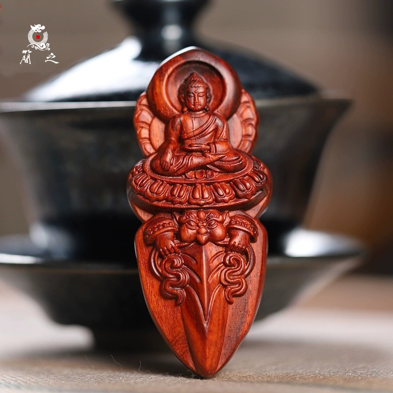 印度小叶紫檀阿弥陀佛金刚杵