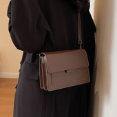 复古时尚 小包包女2025新款 秋冬简约百搭小方包小众高级质感单肩包