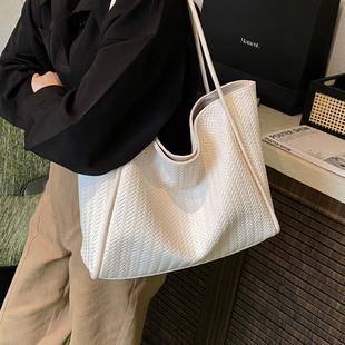 高质感包包女式 新款 潮流行复古单肩包大容量托特包通勤女包时尚