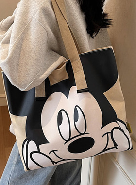 今年流行卡通米奇托特包2025春季新款大容量时尚单肩包高级感女包